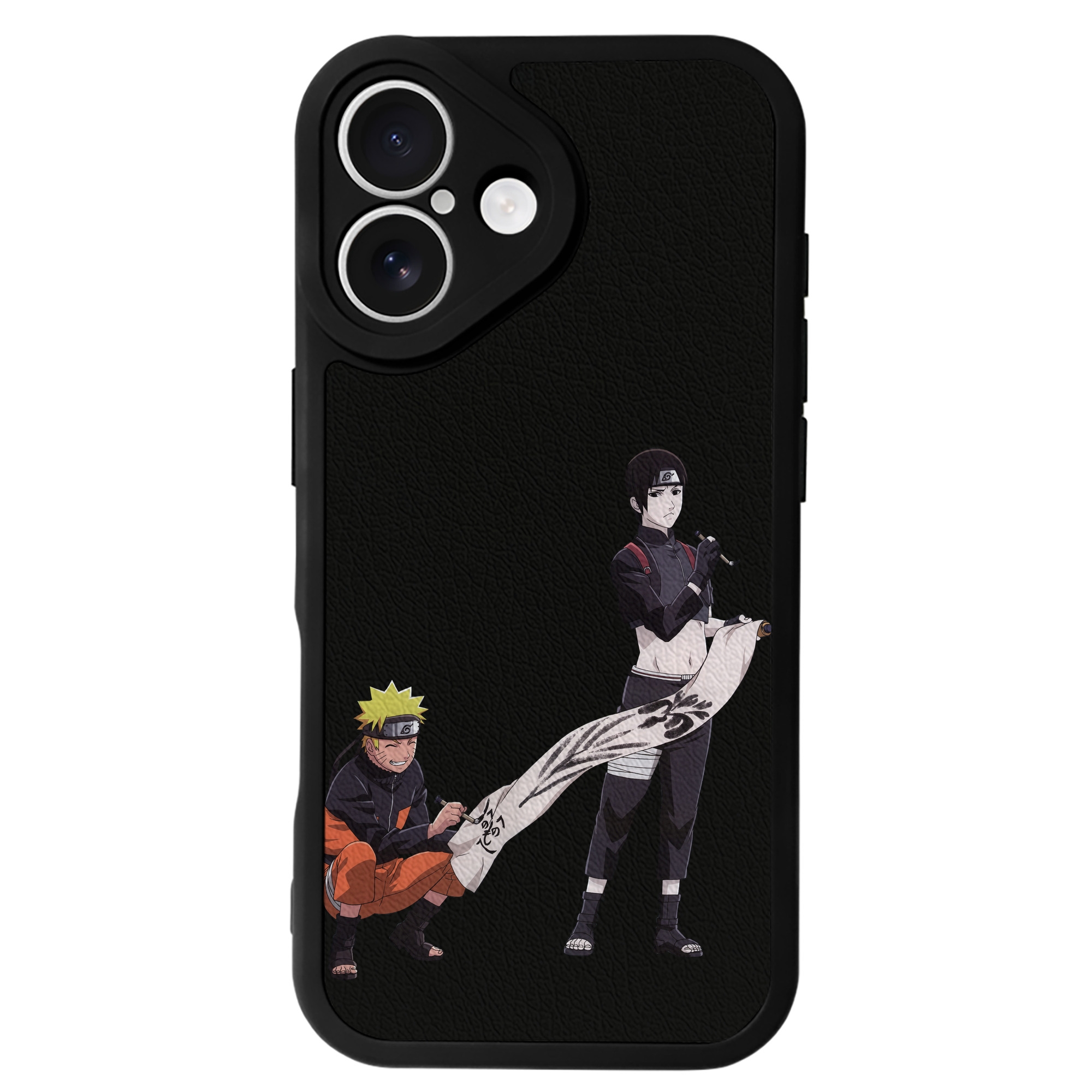 （画像用） NARUTO -ナルト- うずまき ナルト Uzumaki Naruto 【iPhone 16シリーズ対応】シリコンスマホケース（レザー調） 材質：シリコン